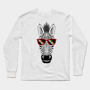 Disabled Zebra Long Sleeve T-Shirt